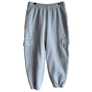Aritzia TNA Sweatfleece Cozy Fleece Sz M MegaFit Light Grey Jogger Sweatpants